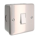 Interruptor simples de parede para tubo flexível decorativo.