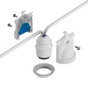 Soquete de festão branco IP65 para cabo têxtil