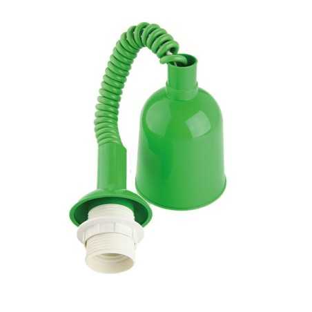 Acessório pendente ajustável para subir e descer na cor verde.
