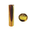 Tubo de latão entalhado 160mm x 40mm para pendentes