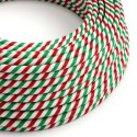 Cabo decorativo têxtil por metro homologado com selo italiano.