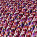 Cabo decorativo têxtil por metros homologado pixel pink