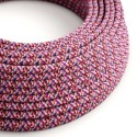 Cabo decorativo têxtil por metros homologado pixel pink