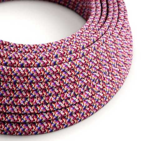 Cabo decorativo têxtil por metros homologado pixel pink