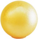 Bola de cristal nacarado âmbar, 140mm de diâmetro e boca de 55mm.