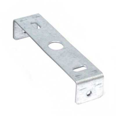 Suporte metálico preto para interruptor de botão de 80mm.