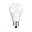 Lâmpada LED padrão com rosca E27, 10W, várias tonalidades.