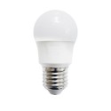 Lâmpada LED esférica com rosca E27 de 8 watts.