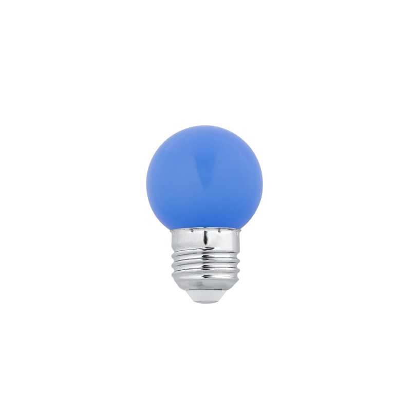 Lâmpada LED esférica azul para guirlanda 1