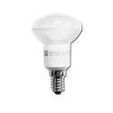 Lâmpada LED refletora R50 5W com rosca E14 em várias tonalidades.