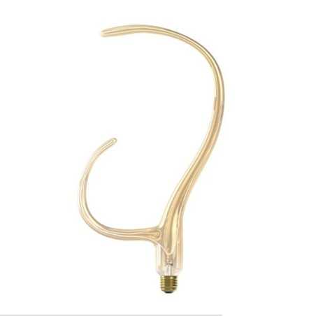 Lâmpada LED âmbar 6W regulável 2200K E27 390mm x 215mm