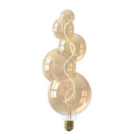 Lâmpada LED bolhas 4W âmbar 2200K E27 125mm x 325mm