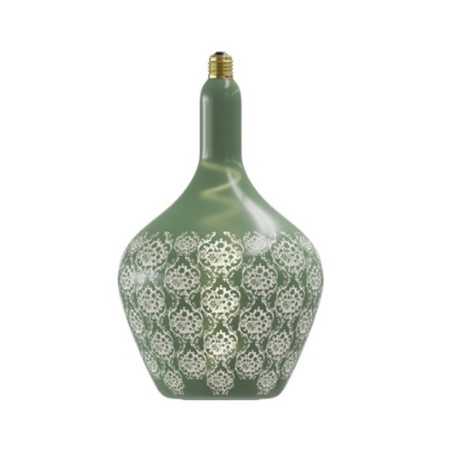 Lâmpada LED barroca 5W verde regulável 215mm x 362mm