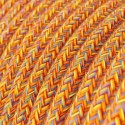 Cabo decorativo têxtil por metros homologado bicolor hipster