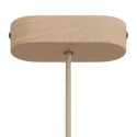 Suporte de madeira em forma oval de 120mm para lâmpadas.