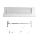 Suporte de metal cor latão 675mm de comprimento x 225mm de largura.