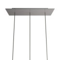 Suporte metálico em aço de 675mm x 225mm com 3 furos.