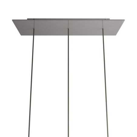 Suporte metálico em aço de 675mm x 225mm com 3 furos.