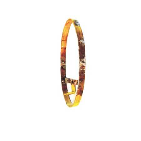 Estrutura oval em latão para aplicação 260mm x 95mm