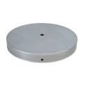 Suporte de metal em ferro bruto redondo com 200mm de diâmetro.