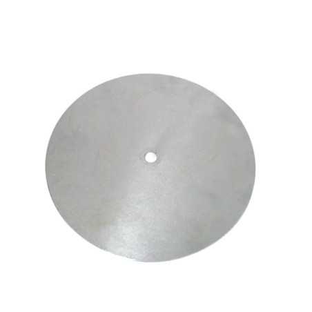 Discos de ferro bruto com 1mm de espessura e furo de 10mm.