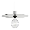 Ecrã de estilo industrial, prato branco 200mm x 40mm