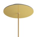 Suporte de metal cor latão de 400mm com um furo.