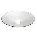 Ecrã de estilo industrial cónico preto e branco 300mm