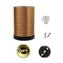 Foco de luz em cobre acetinado com mini lâmpada GU10 para criar luminárias.