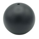 Candeeiro de estilo industrial em forma de bola preto e dourado 180mm