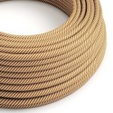 Cabo decorativo têxtil por metros homologado dourado glamour