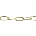 Corrente de efeito latão, elo de 40mm para luminárias de peso.