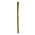 Tubo de latão liso sem rosca com diâmetro de 12mm.