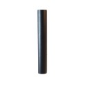 Tubo de cor preta lisa com 16mm de diâmetro.