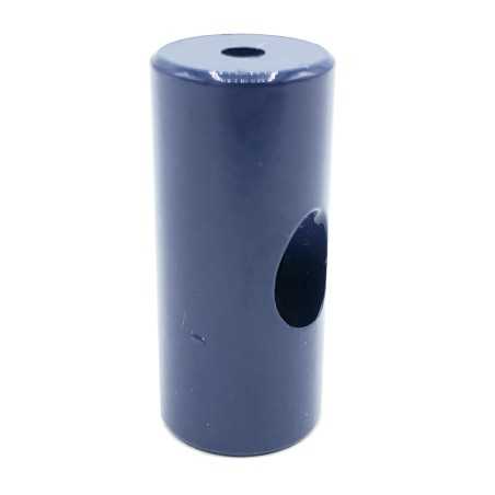 Suportes metálicos para mover lâmpadas.