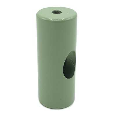 Suportes metálicos para mover lâmpadas.