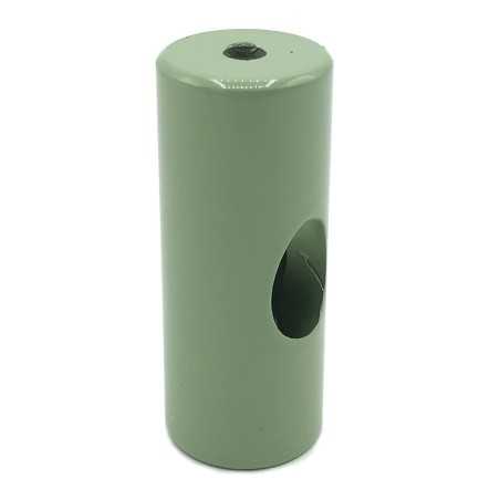 Suportes metálicos para mover lâmpadas.