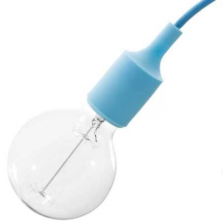 Casquilho E27 em silicone de corpo liso