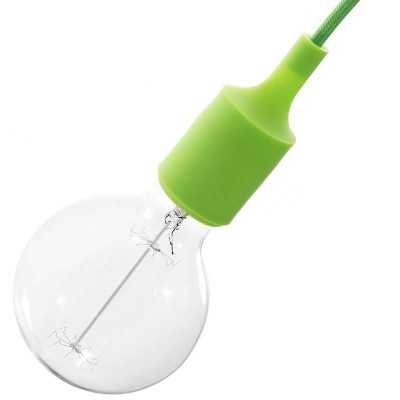 Casquilho E27 em silicone de corpo liso