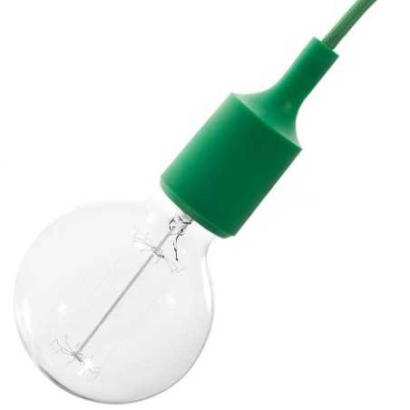 Casquilho E27 em silicone de corpo liso