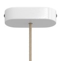 Suporte de madeira em forma oval de 120mm para lâmpadas.