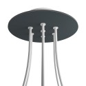 Roseta redonda 200 mm com 7 orifícios | ACESSORIOS CANDEEIROS