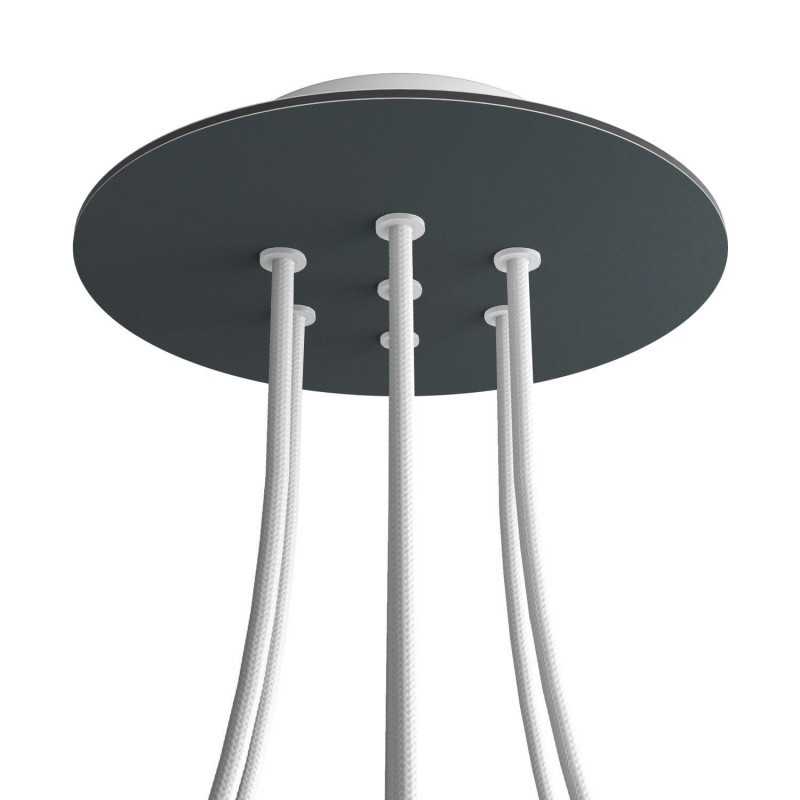 Roseta redonda 200 mm com 7 orifícios | ACESSORIOS CANDEEIROS