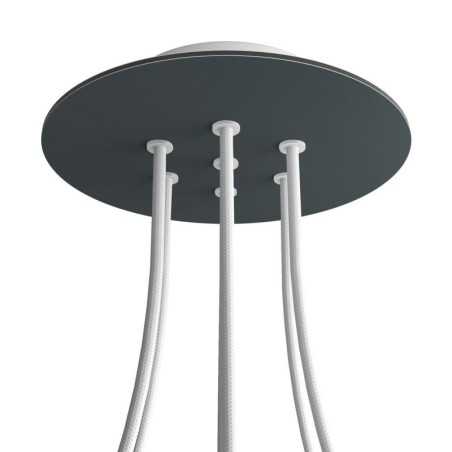 Roseta redonda 200 mm com 7 orifícios | ACESSORIOS CANDEEIROS