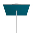 Suporte metálico de cor verde de 200mm com 1 furo.