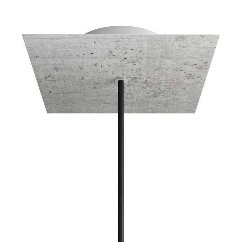 Suporte metálico de cor verde de 200mm com 1 furo.
