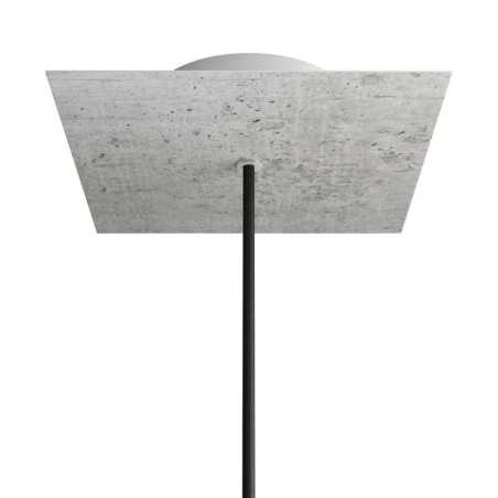 Suporte metálico de cor verde de 200mm com 1 furo.