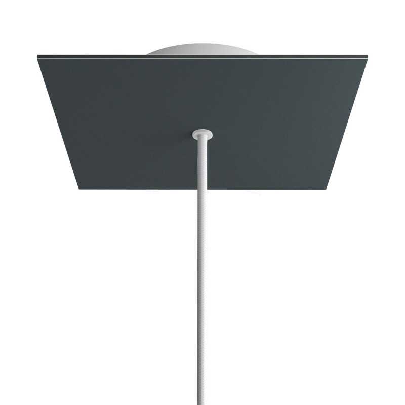 Suporte metálico de cor verde de 200mm com 1 furo.