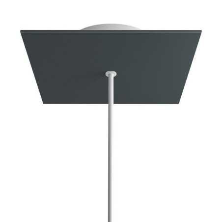 Suporte metálico de cor verde de 200mm com 1 furo.