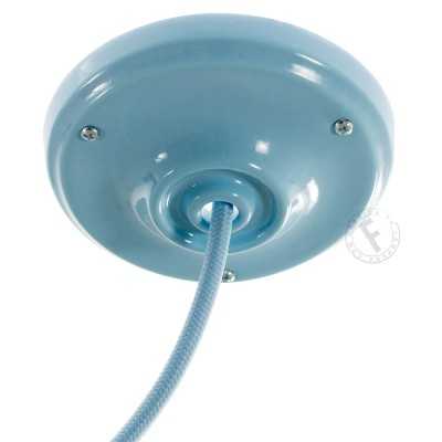 Rosácea de porcelana para candeeiro suspenso | ACESSORIOSCANDEEIROSPT